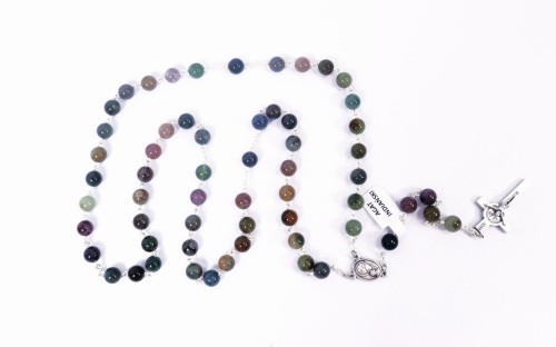 Różaniec – kamień AGAT indiański.JPG