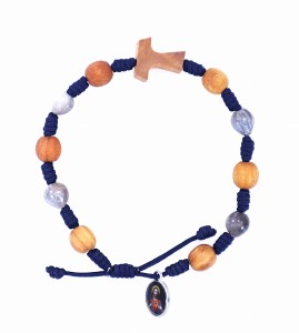 Bransoletka Drzewo oliwne - granatowy