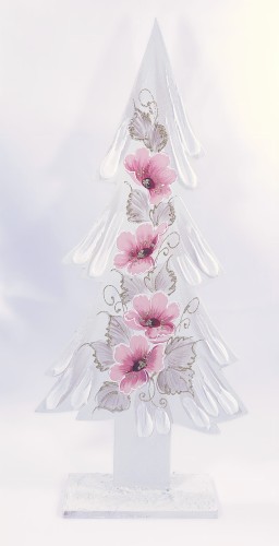 Choinka – różowe kwiaty malowane ręcznie 21170-1.JPG