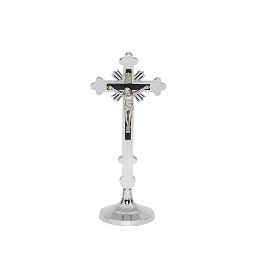 20. Krzyż stojący tradycyjny srebrny 18 cm 17353.jpg