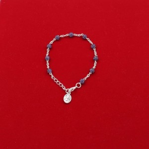 Bransoletka "cyrkonie" 5 mm - ametyst JPII/MBCz